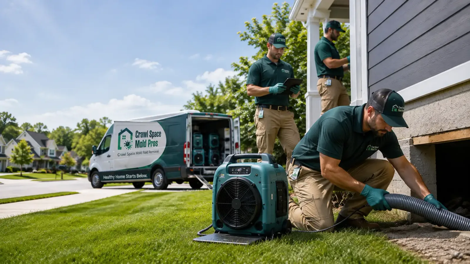 Crawl Space Mold Removal in Lilesville, NC